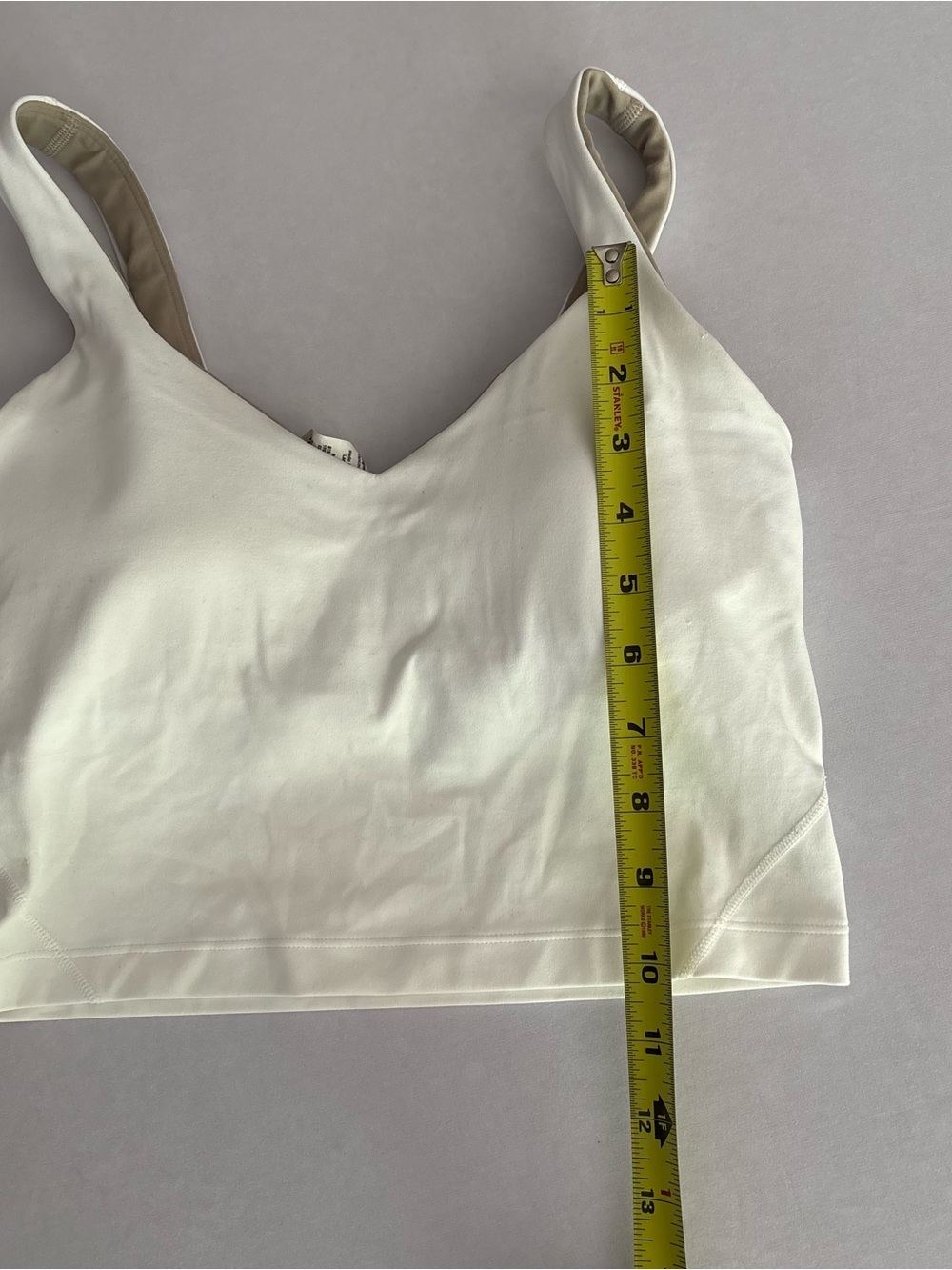 lululemon athletica White Align Athletic Tanktop Size 4 - Picture 5 of 10